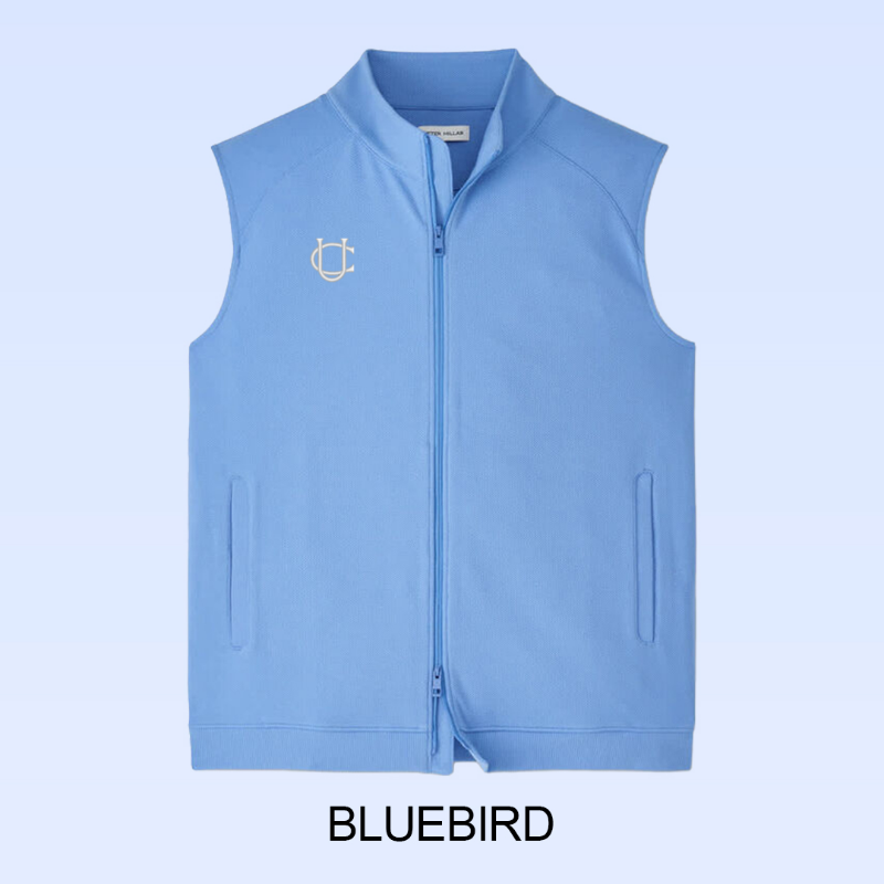 PETER MILLAR CRADLE PIQUÉ PERFORMANCE FULL-ZIP VEST