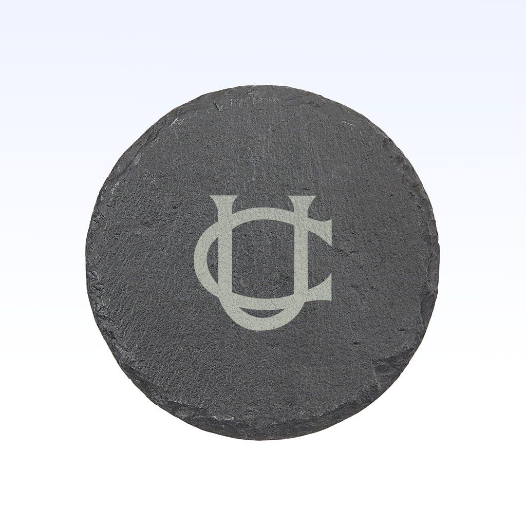 SET OF 4 SLATE COASTERS - 4"